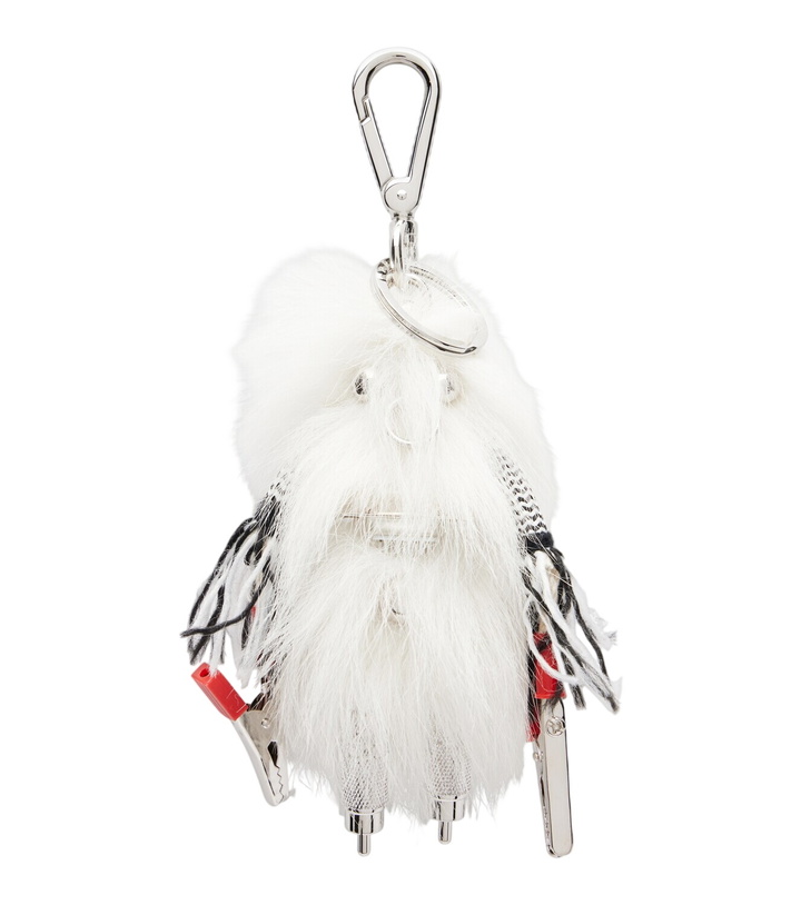 Photo: Prada Rufus stainless steel keychain