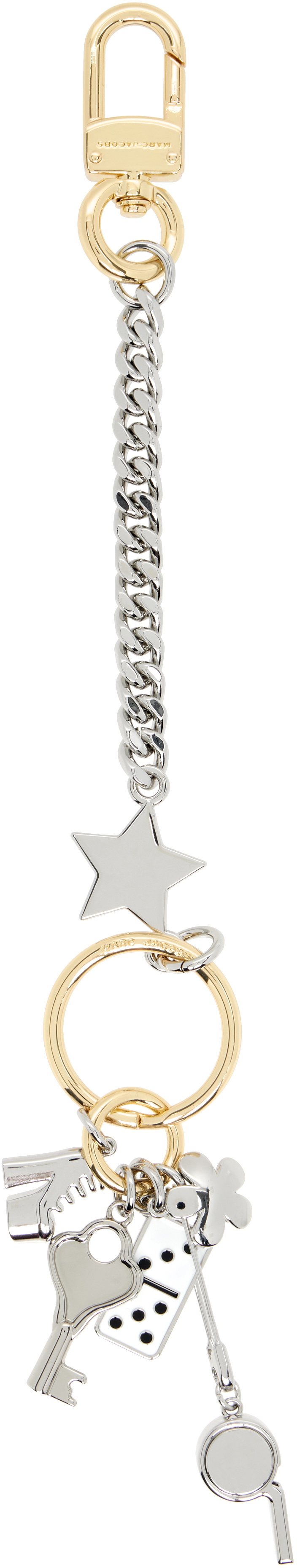 Marc Jacobs Silver & Gold 'The Cluster Charm' Keychain