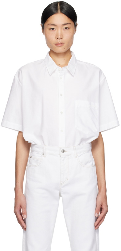 Photo: Isabel Marant White Iggy Shirt