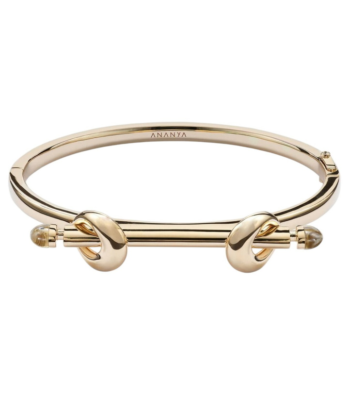 Photo: Ananya Chakra 18kt gold bracelet with diamonds and quartz