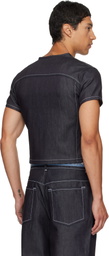 Veneda Carter SSENSE Exclusive Navy Toni Denim T-shirt