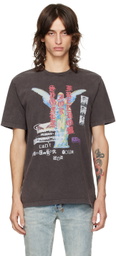 Ksubi Brown Crewneck Sinners Kash T-Shirt