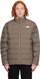 The North Face Taupe Aconcagua 3 Down Jacket