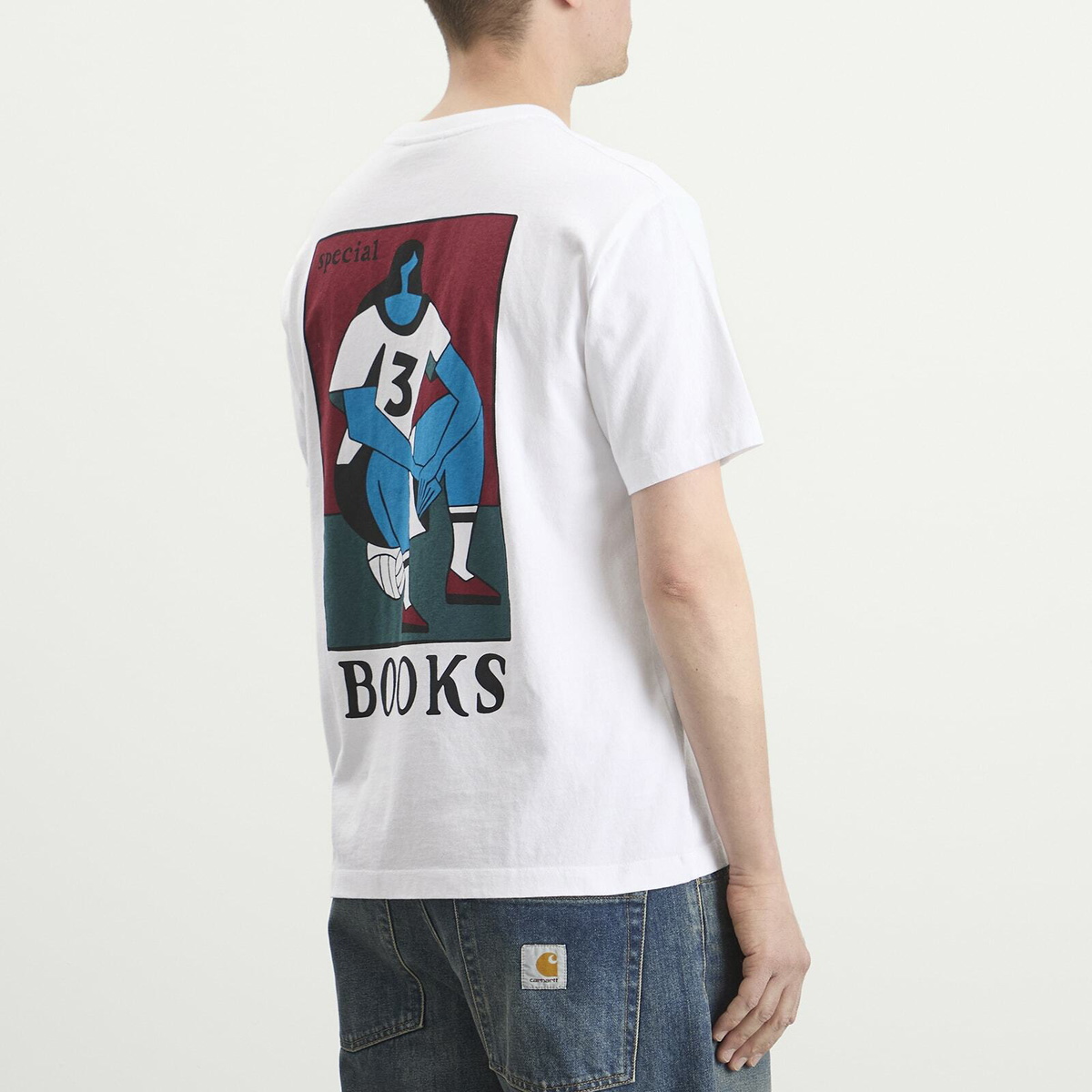 By Parra Men's Special Books T-Shirt in White