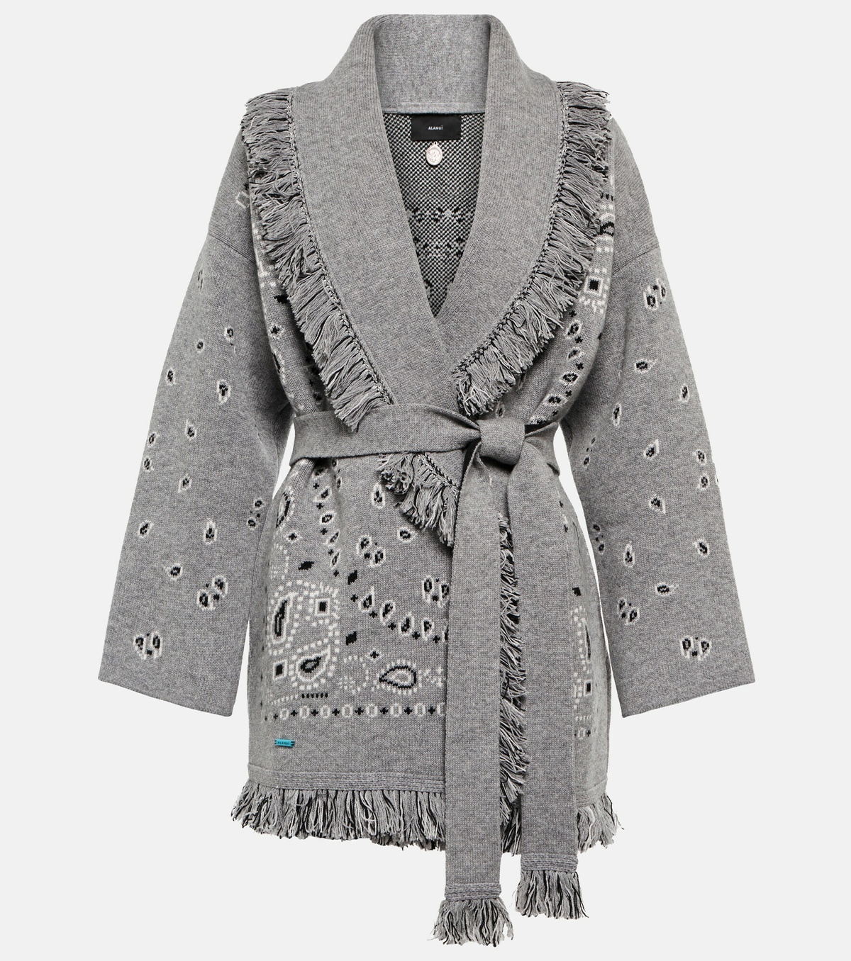 Alanui - Bandana cashmere jacquard cardigan Alanui