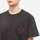 Alexander McQueen Men's Skull Pocket T-Shirt in Black