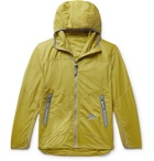 And Wander - Weave Windy Ripstop Hooded Jacket - Yellow