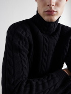TOTEME - Cable-Knit Wool Sweater - Black