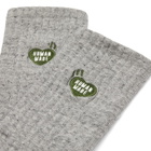 Human Made Men's Pile Heart Socks in Grey