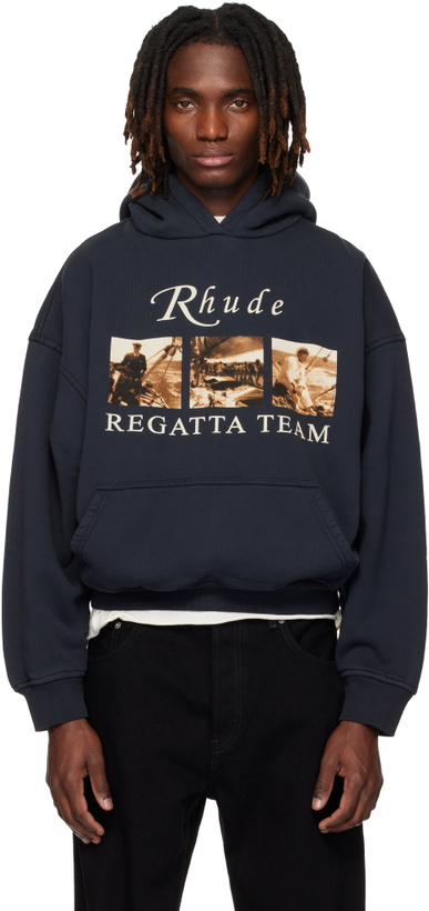 Photo: Rhude Black 'USVI Regatta Tour' Hoodie