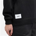 WTAPS Men's 04 Waffle Knit Jumper in Black