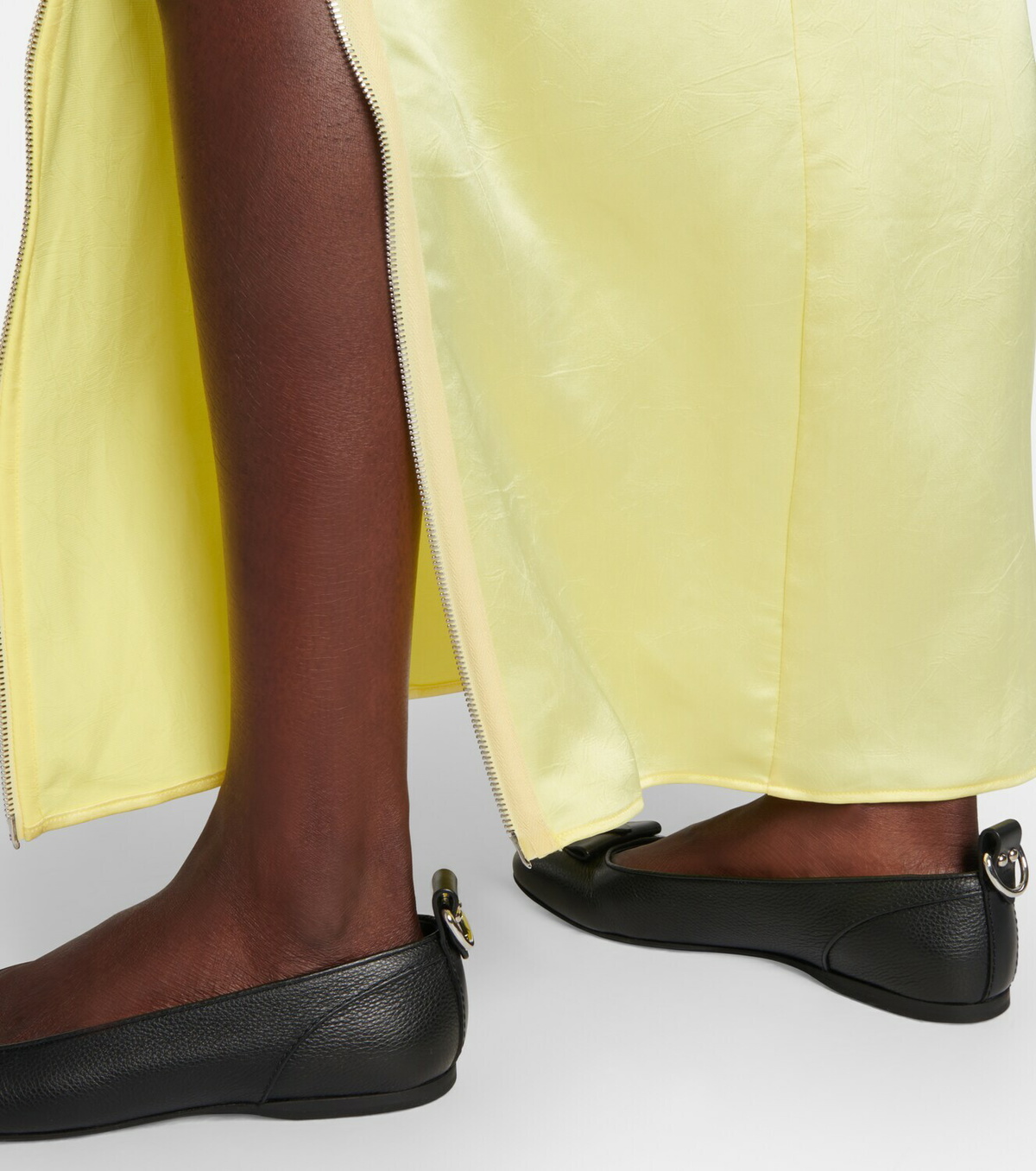 JW Anderson Lock leather ballet flats JW Anderson