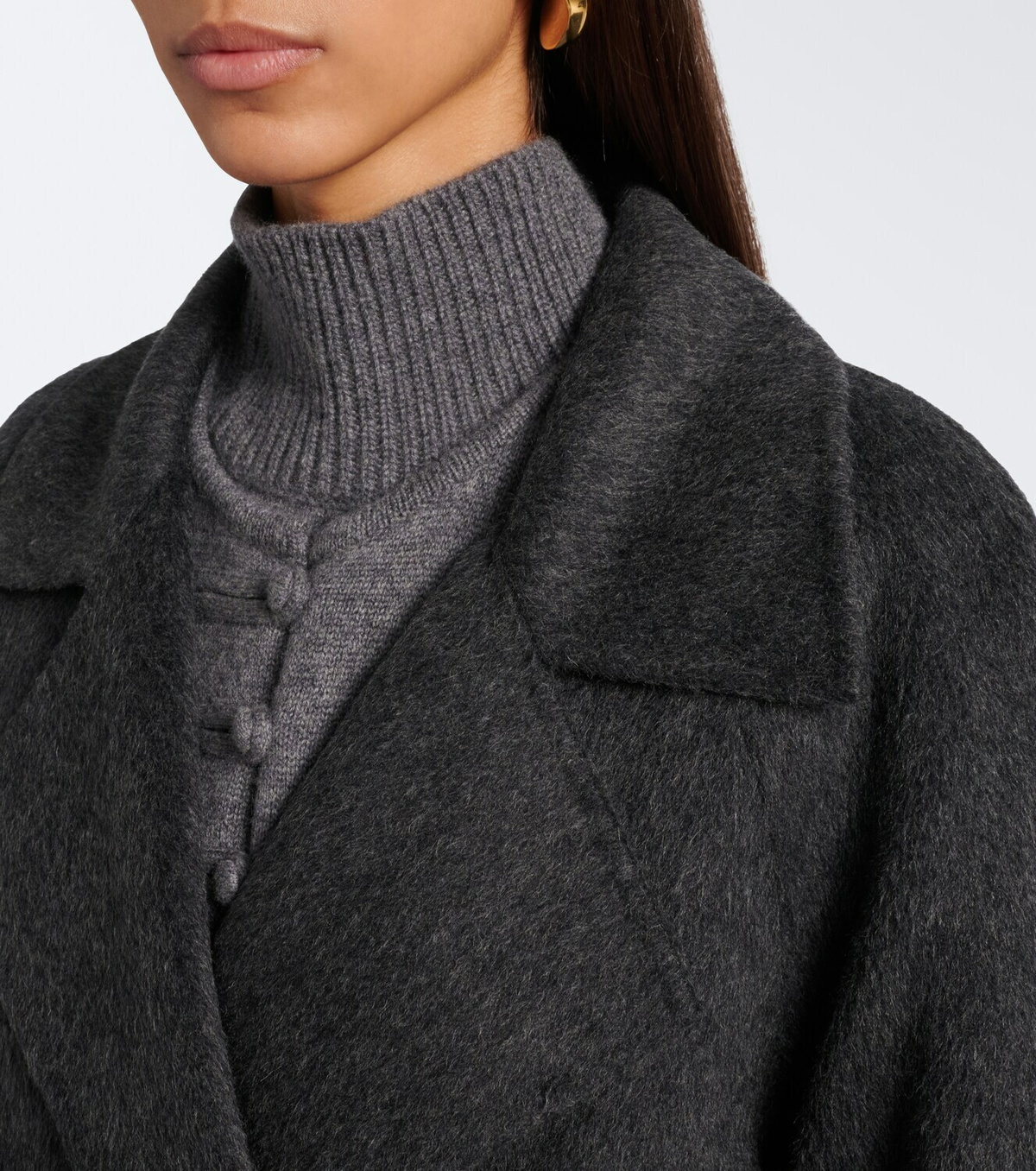Lisa Yang Doublé wool and alpaca coat