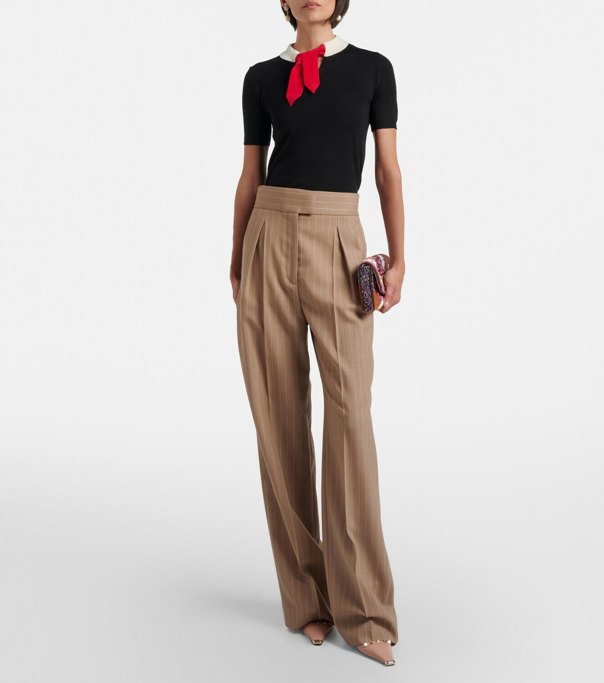 Valentino Maglia VLogo wool-blend sweater