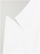 Rubinacci - Unstructured Double-Breasted Linen Blazer - White
