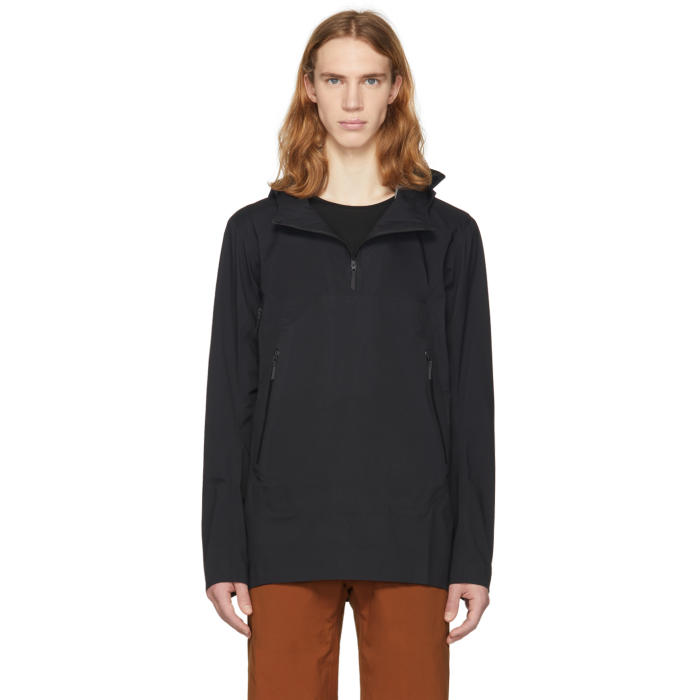 Arcteryx Veilance Black Conduct Anorak Jacket