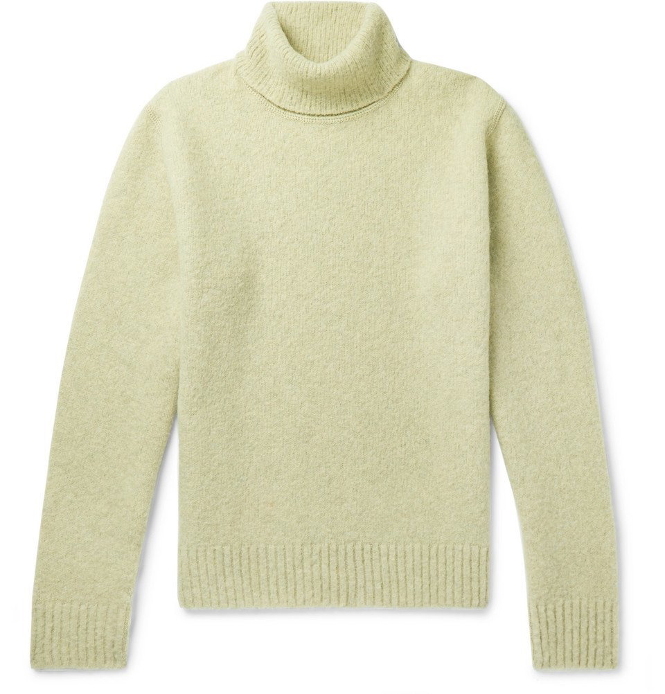 Our Legacy - Shetland Wool Rollneck Sweater - Men - Green Our Legacy