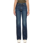KHAITE Indigo Danielle Stretch Jeans