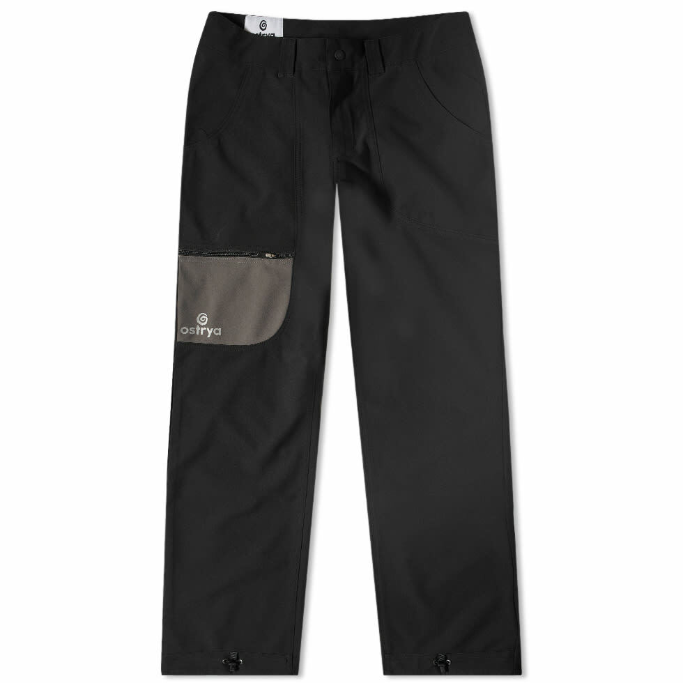 Ostrya Men's Alpine Soft Shell Pant in Black Ostrya