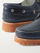 Timberland - Aimé Leon Dore 3-Eye Lug Leather Boat Shoes - Blue