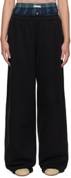 Acne Studios Black Layered Sweatpants