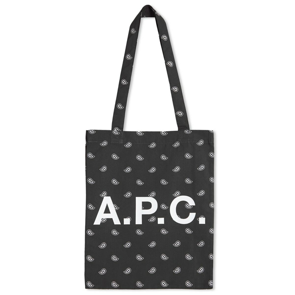 【送料&関税込】A.P.C. Printed Canvas Lou Shopping Bag A.P.C. Printed Fabric Lou Reversible Shopping Bag | italist