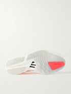 ADIDAS RUNNING - Adizero Adios Pro 4 Rubber-Trimmed Ripstop Running Sneakers - White