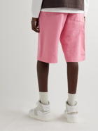 Acne Studios - Straight-Leg Organic Cotton-Jersey Shorts - Pink