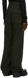 Rick Owens Green Porterville Stefan Cargo Pants