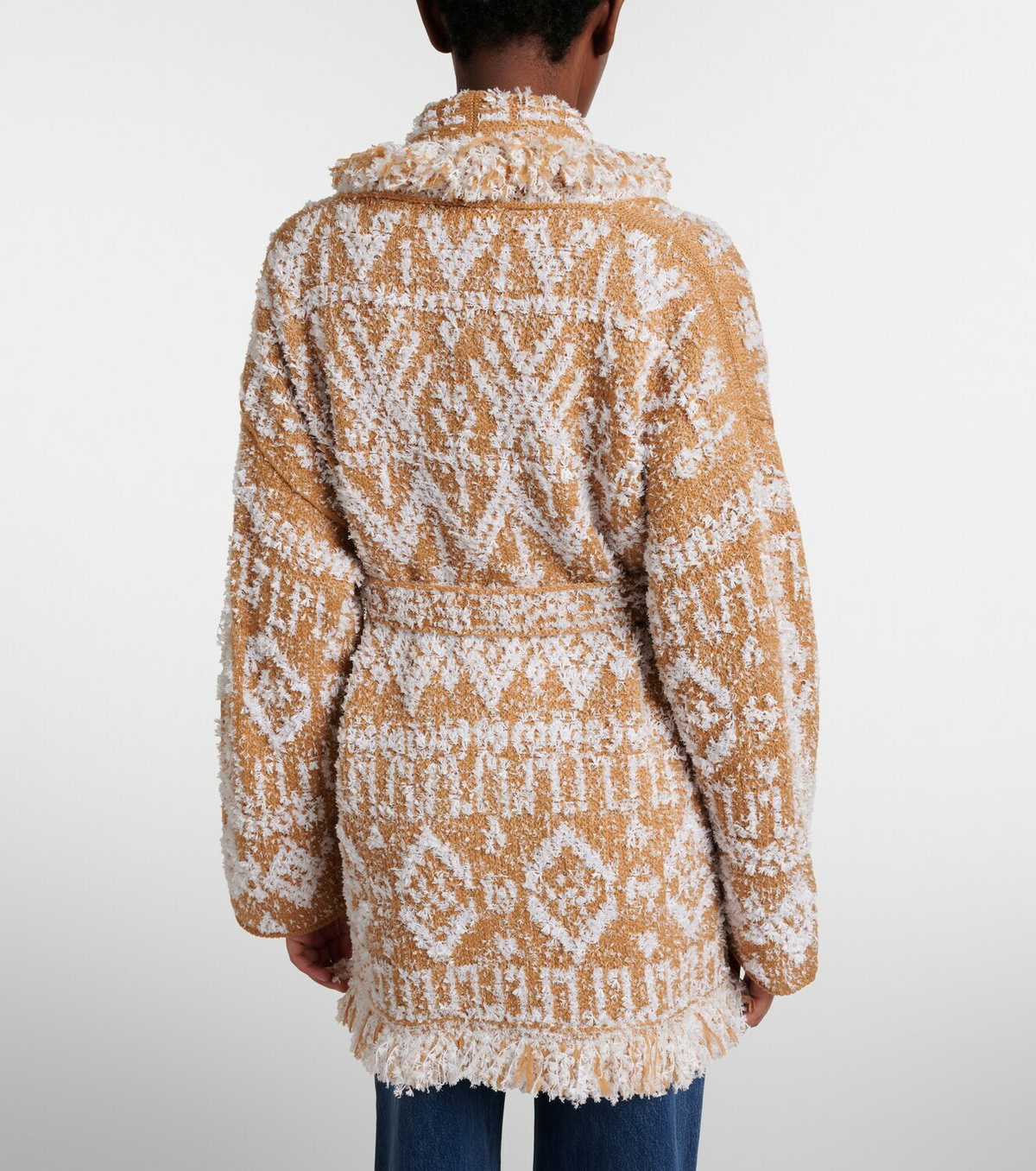Alanui Send Beat wool-blend cardigan