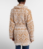 Alanui Send Beat wool-blend cardigan