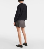 Thom Browne Embroidered cotton jersey sweatshirt