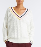 The Upside Josette cable-knit cotton sweater