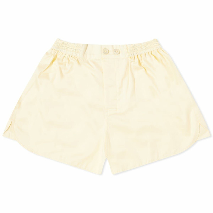 Photo: HAY Women's Outline Pyjama Shorts in Soft Yellow