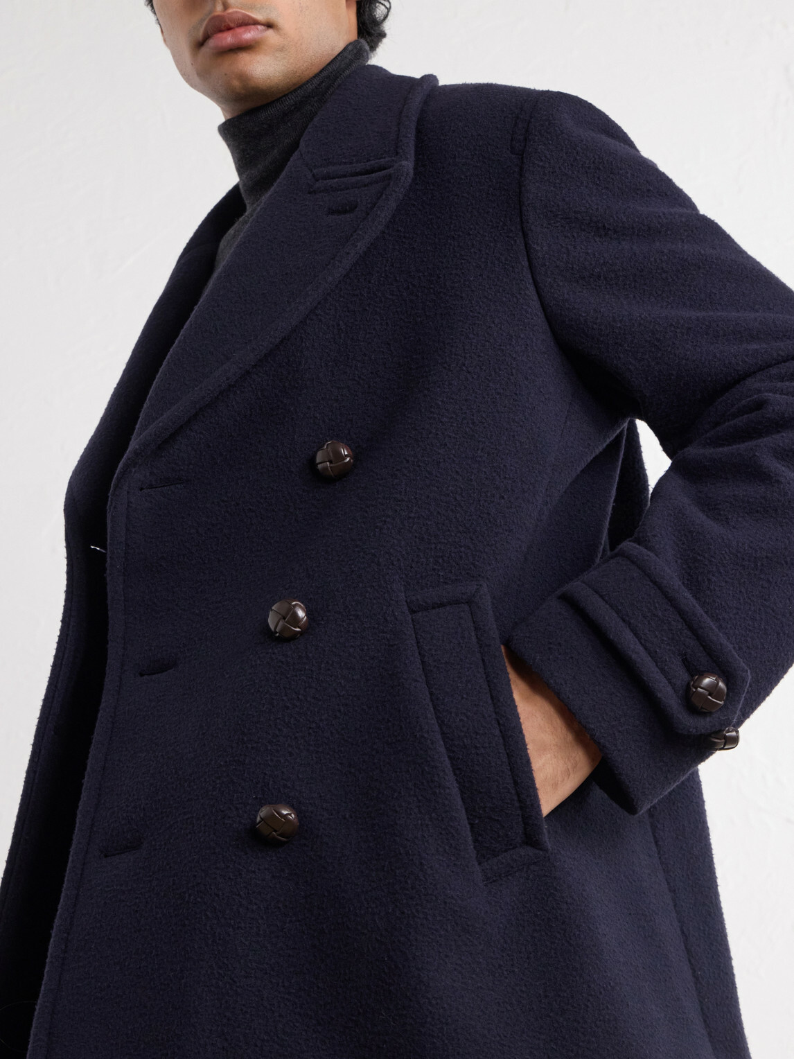 Slowear - Montedoro Wool-Blend Coat - Blue