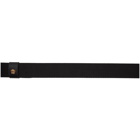 Versace Black Greca Buckle Belt