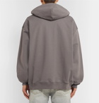 Fear of God - Oversized Loopback Cotton-Jersey Hoodie - Gray