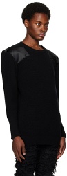 1017 ALYX 9SM Black Paneled Sweater