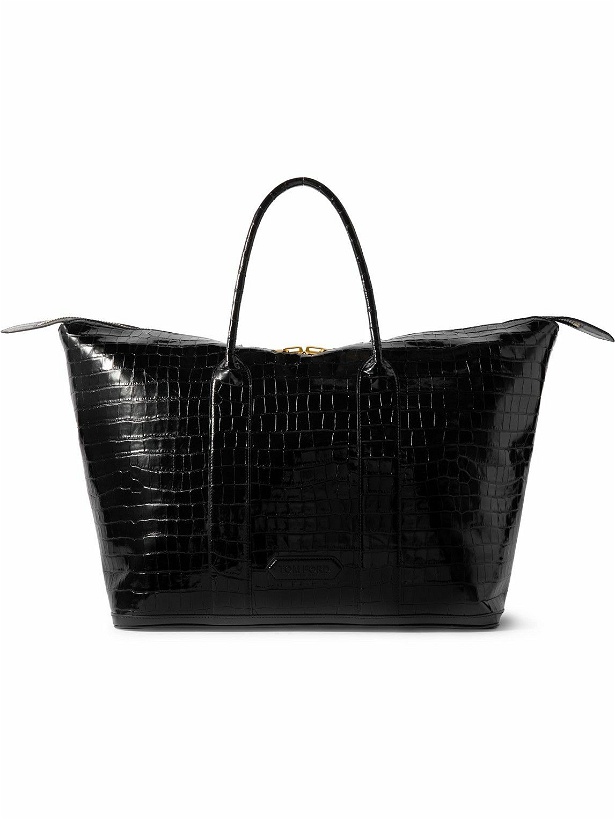 Photo: TOM FORD - Croc-Effect Patent-Leather Tote Bag