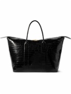 TOM FORD - Croc-Effect Patent-Leather Tote Bag