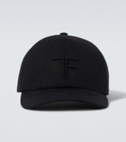 Tom Ford Logo embroidered cotton baseball cap