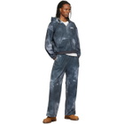 We11done Gray Trompe L'oeil Denim Printed Sweatpants