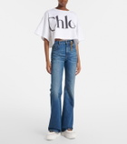 Chloé Nama leather platform sneakers