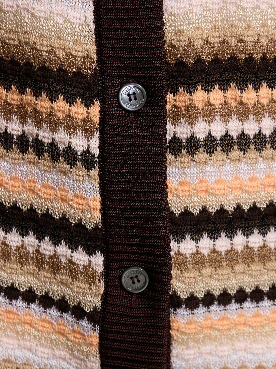 MISSONI Cotton Blend Knit Cardigan