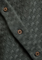PS Paul Smith Textured Cotton Cardigan Grey