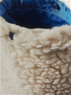 KAPITAL - Boa Logo-Appliquéd Fleece Pouch