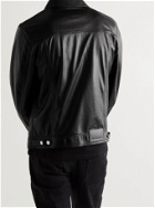 DOLCE & GABBANA - Leather Jacket - Black - IT 44