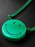 EÉRA - Smile PVD-Coated Silver Pendant Necklace