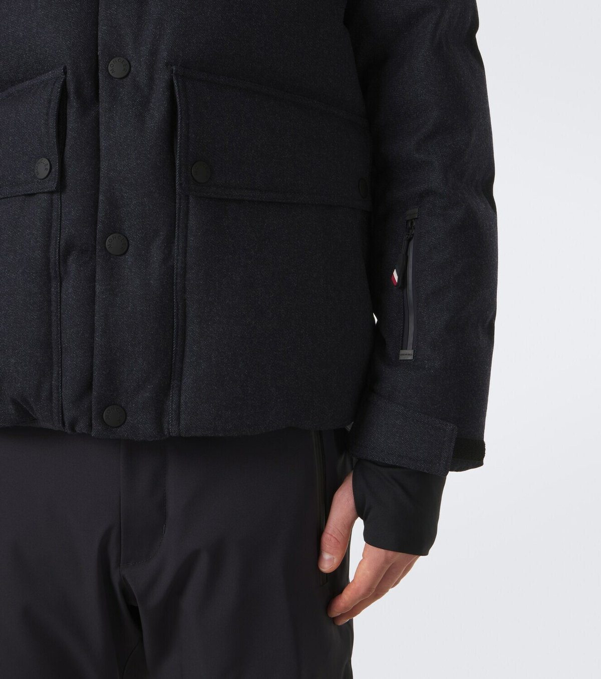 Moncler Grenoble Servance virgin wool down ski jacket