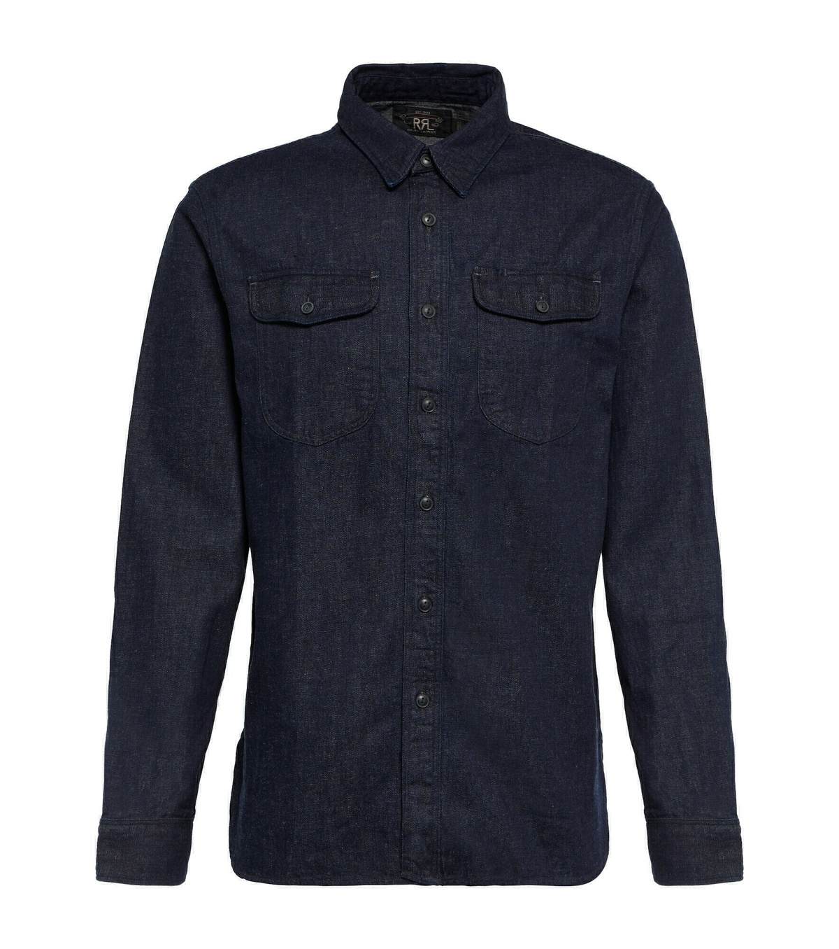 RRL Men's Mercer Check Shirt in Blue/Multi RRL